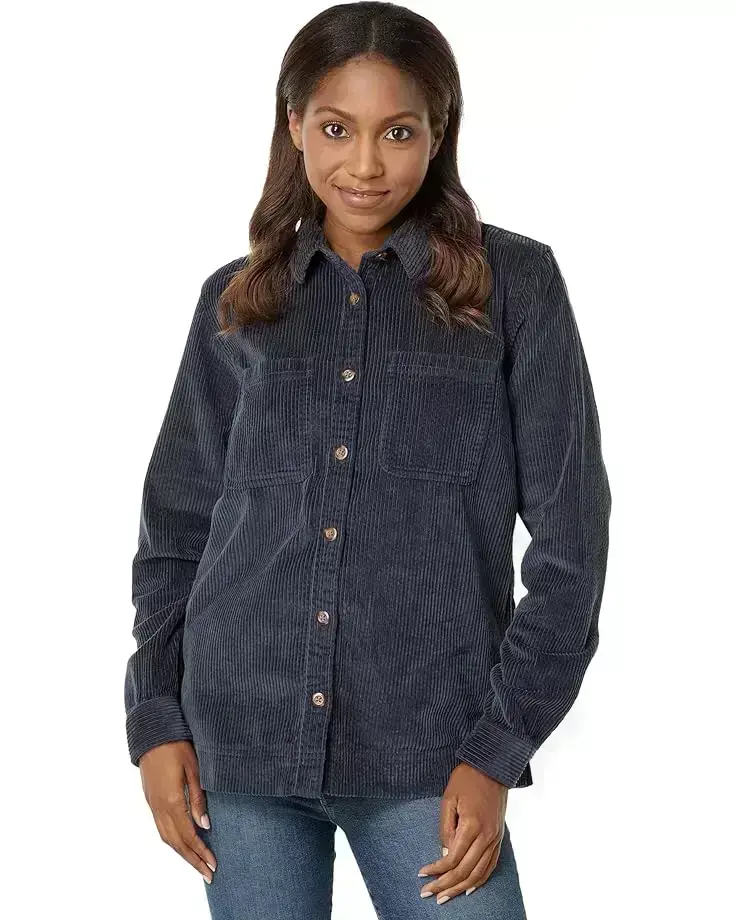 Women's L.L.Bean Comfort Corduroy Relaxed Shirt Long Sleeve