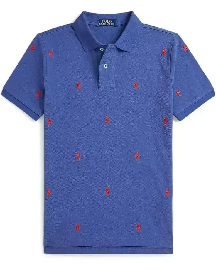 Polo Ralph Lauren Kids Polo Pony Cotton Mesh Polo Shirt (Big Kid)