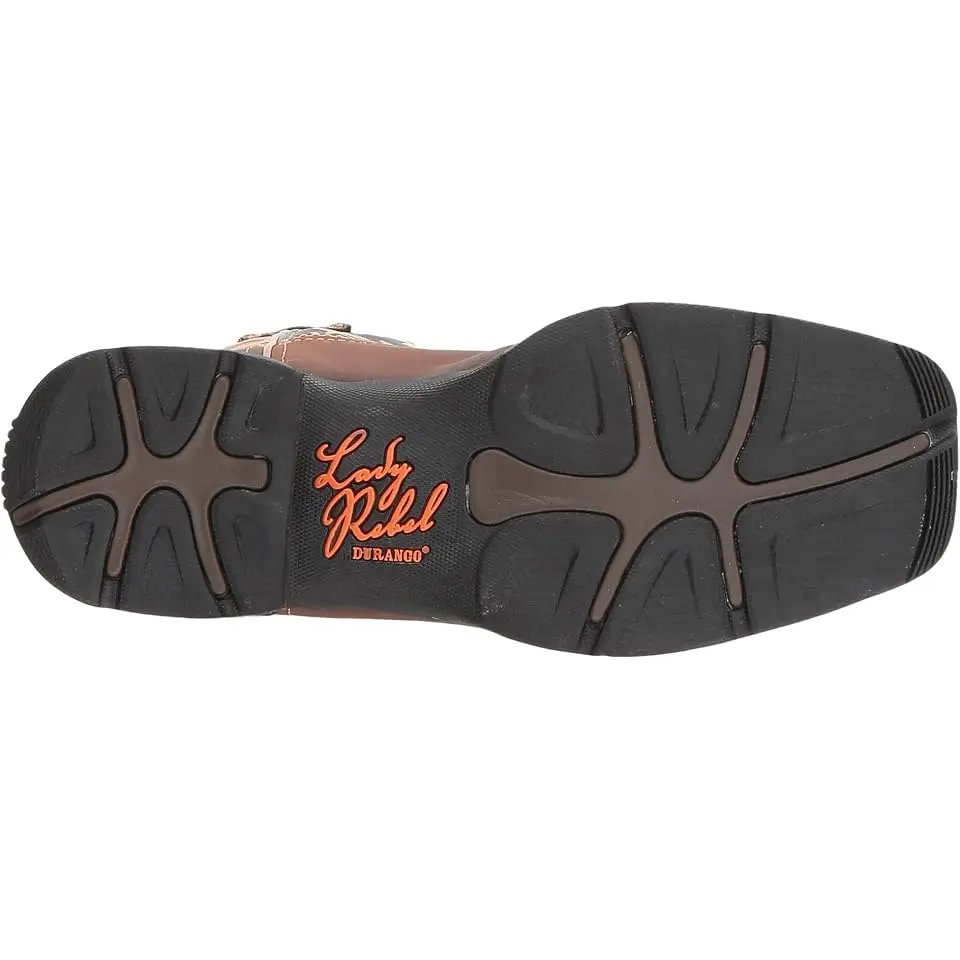 Lady Rebel Flag Steel Toe