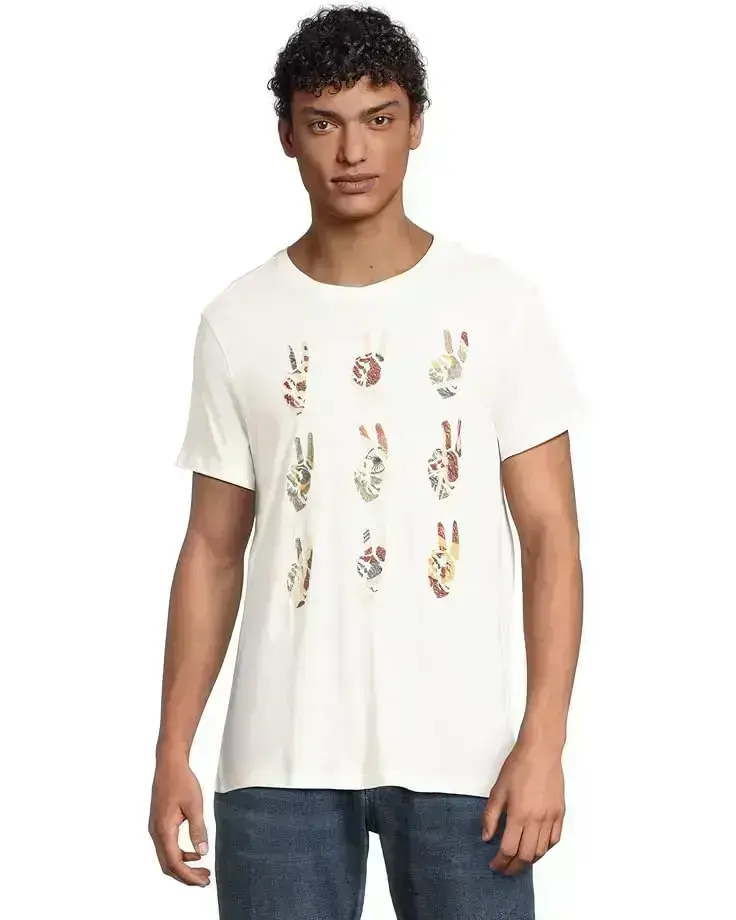 Men's John Varvatos Multi Peace Hand Tee KG4261Z4