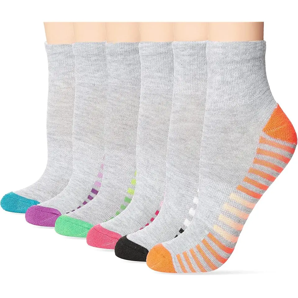 Women's 6-Pair Comfort Fit Ankle Socks