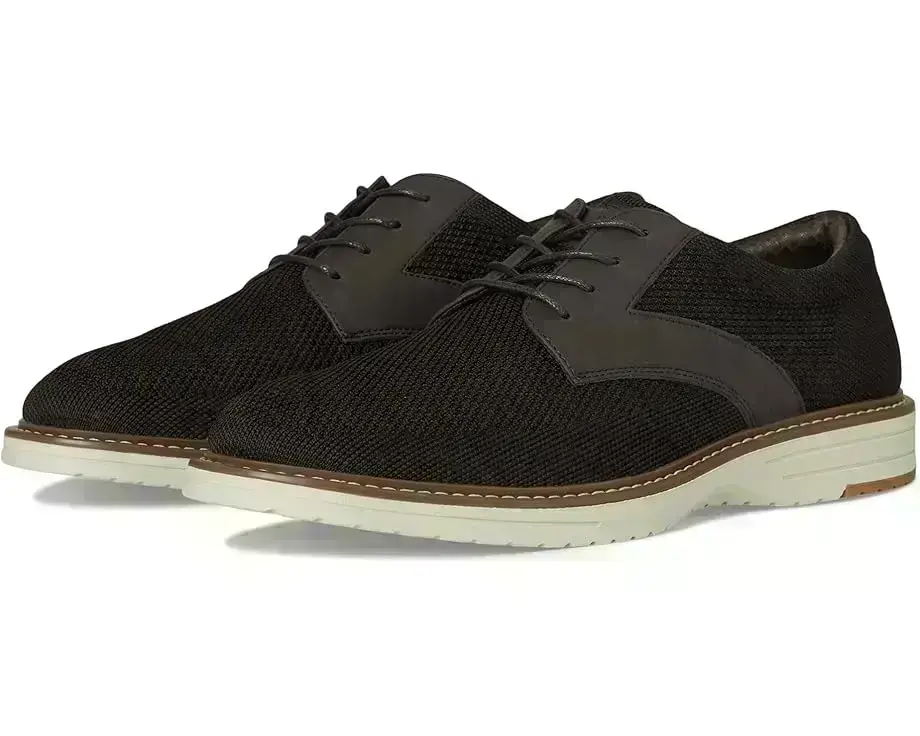 Griff Plain Toe Knit Oxford Lightweight and Comfortable for any Occasion Knit Lace-Up