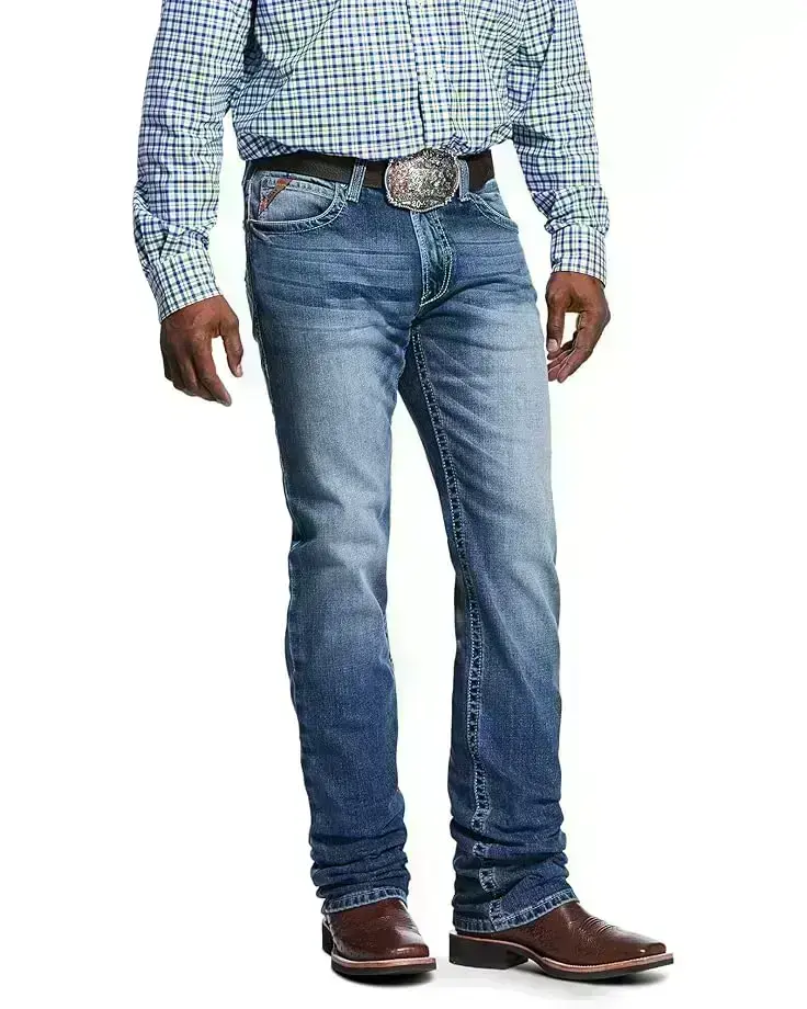 Men's Ariat M4 Low Rise Stackable Straight Leg Jeans in Dakota