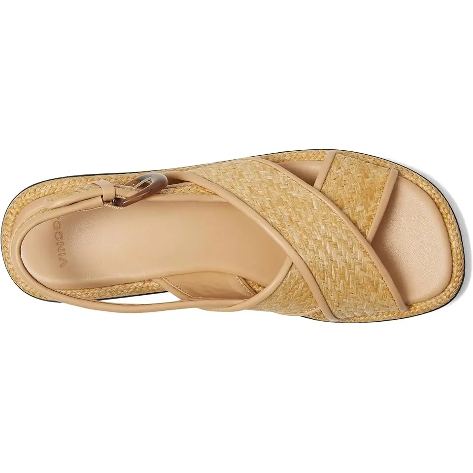 Helena Raffia Slingback Sandals