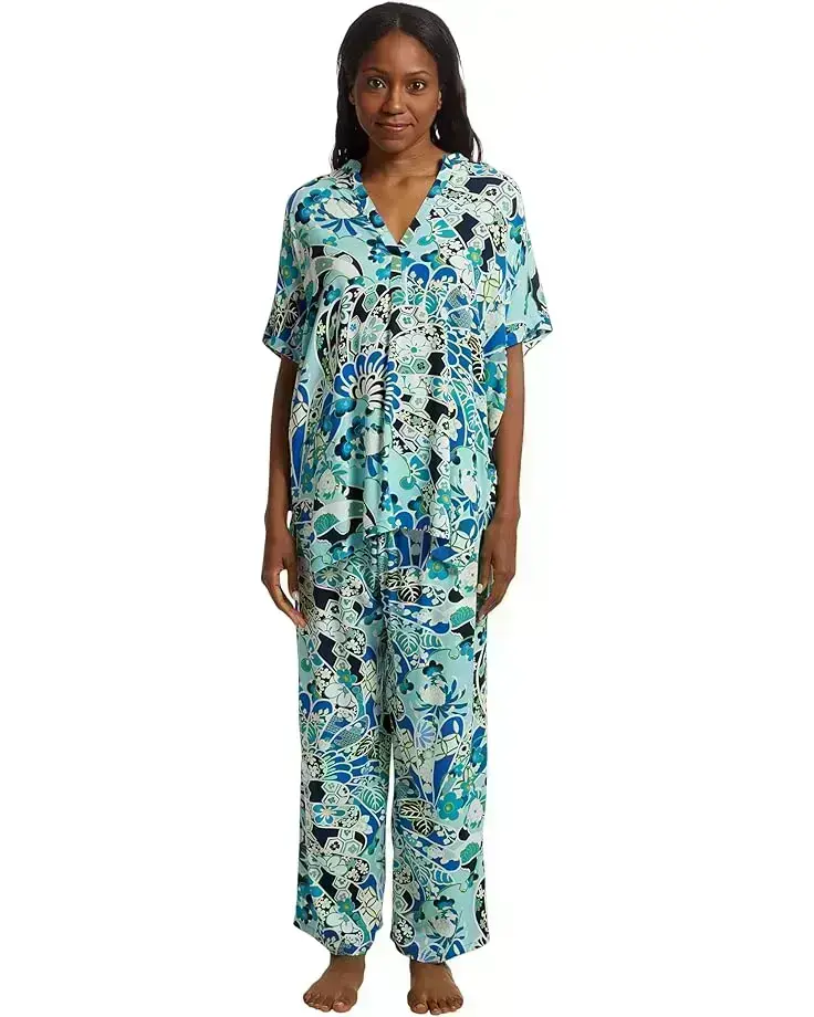 Fusion Fans Challis Short Sleeve Pajama
