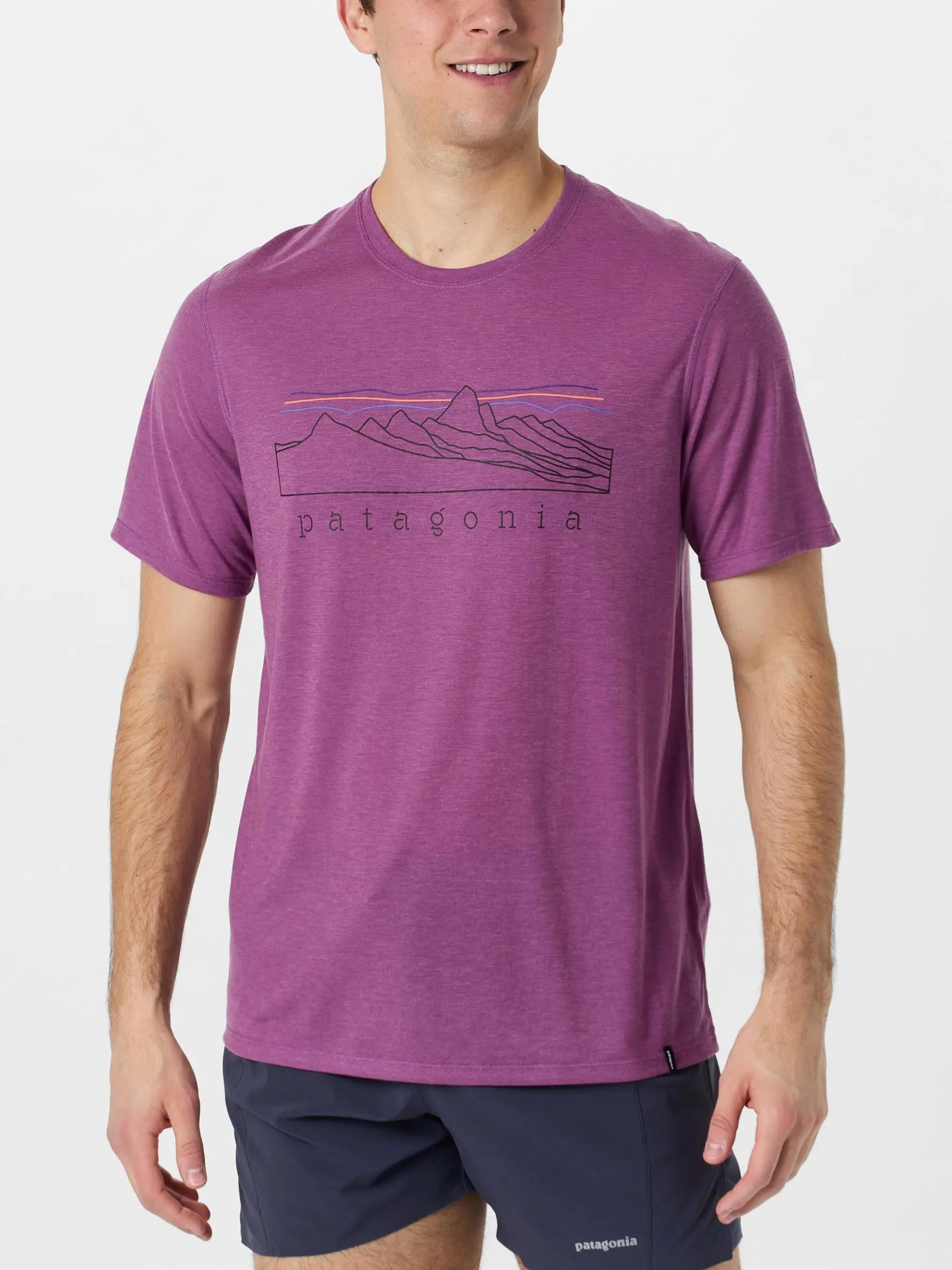 Patagonia Men's Capilene Trail Short Sleeve Stratapeaks