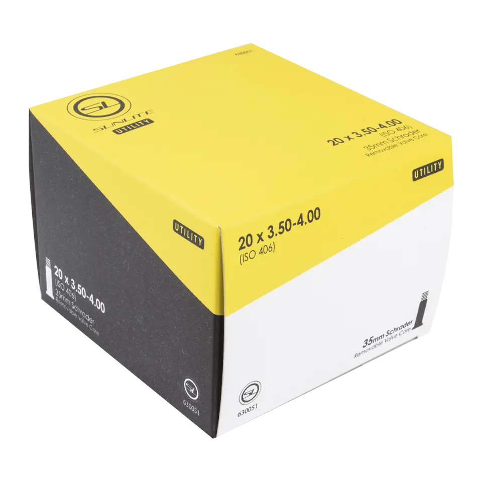 Utili-T Standard 20x3.5-4.0 Schrader Valve Tubes