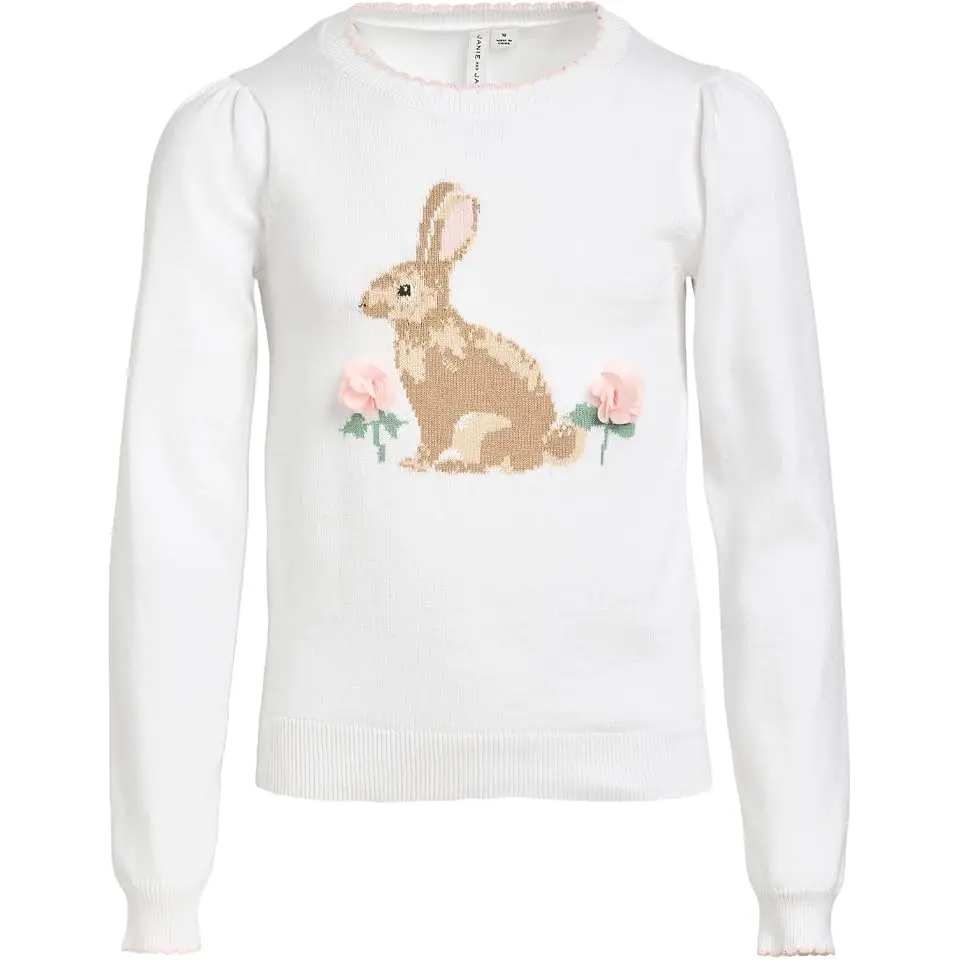 Bunny Intarsia Sweater (Toddler/Little Kid/Big Kid)
