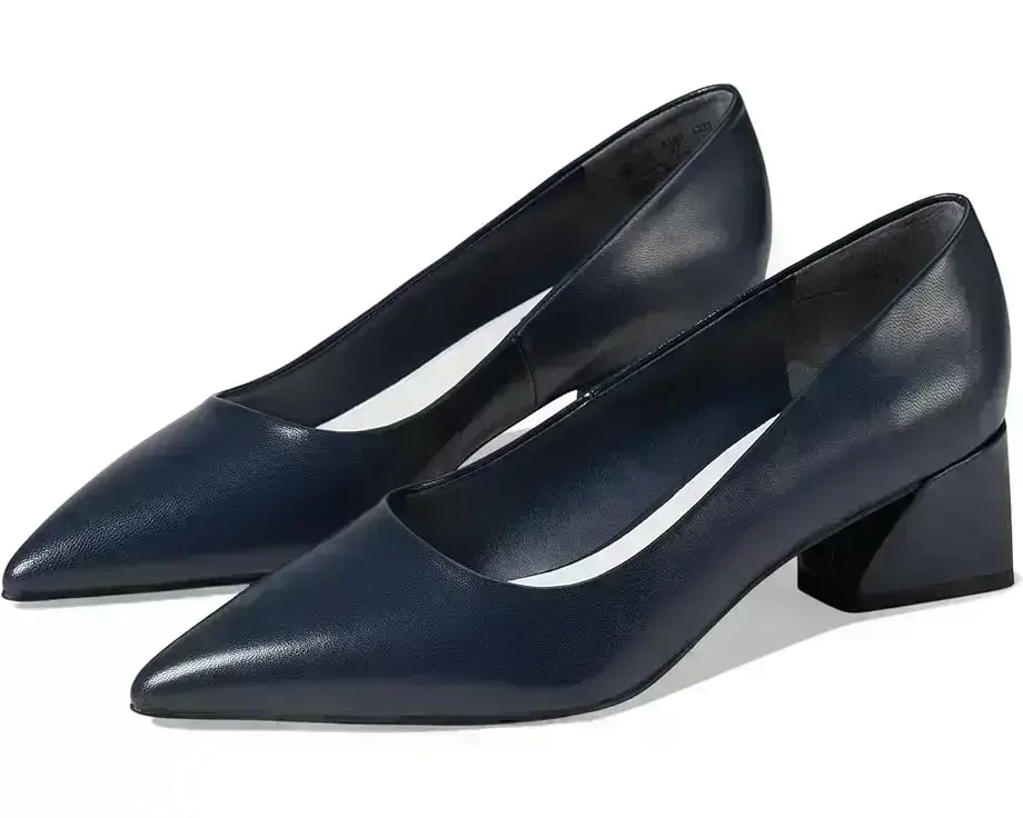 Women's Franco Sarto Racer Pointed Toe Block Heel Pump