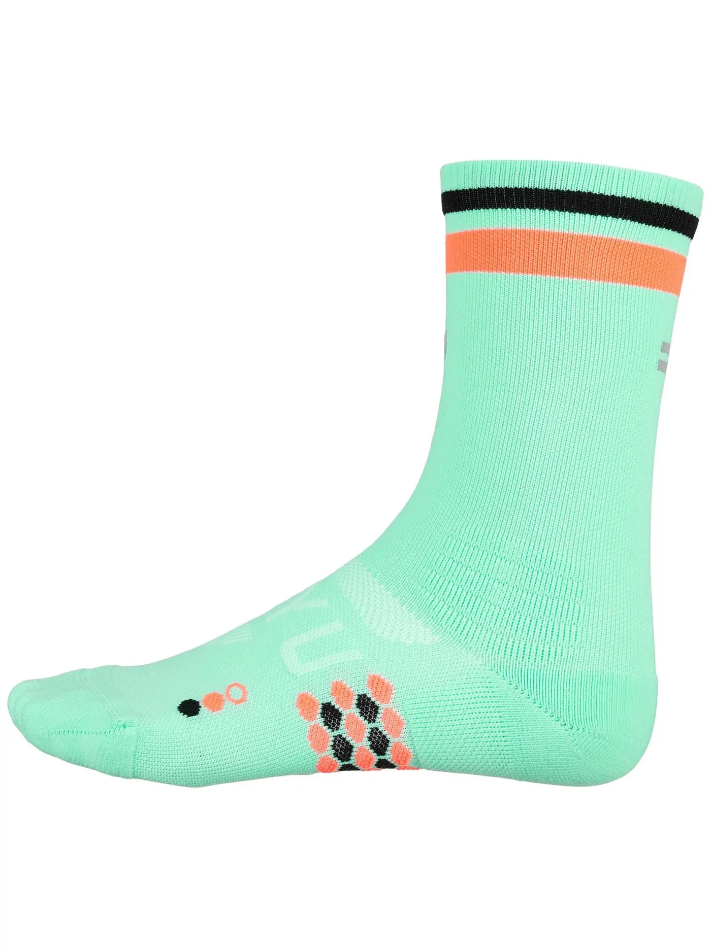 SHYU Racing Crew Socks Peppermint/Red/Black