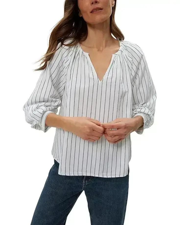 Women's Michael Stars Cleo Notch Neck Top