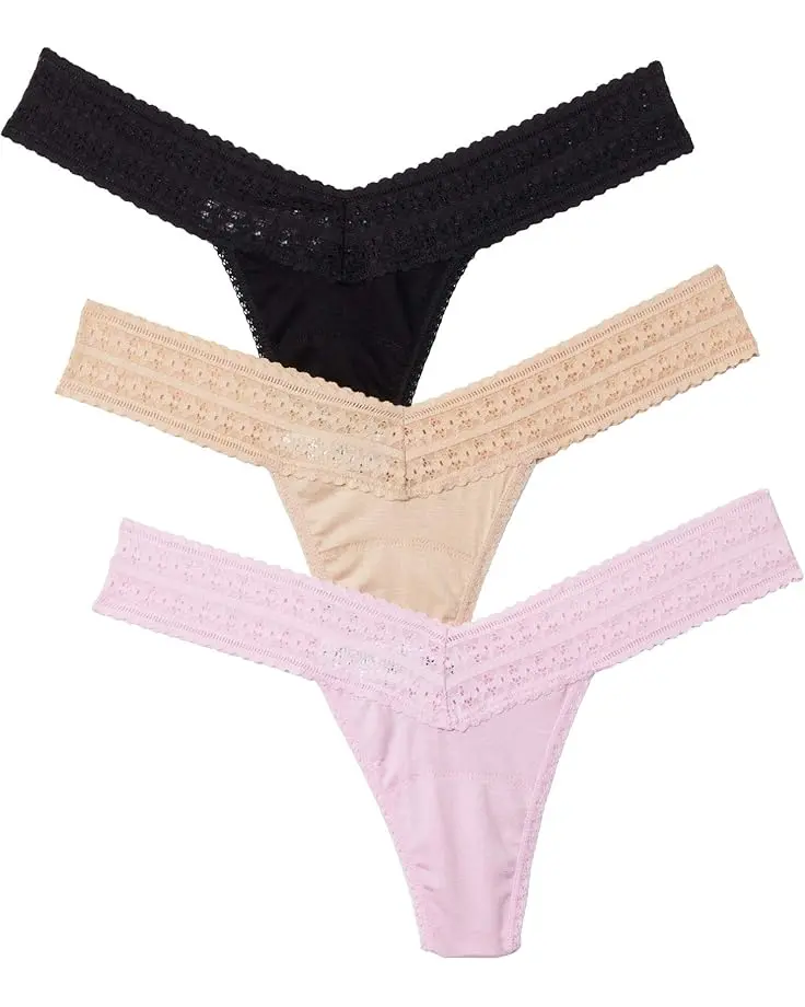 3 Pack DreamEase Low Rise Thongs