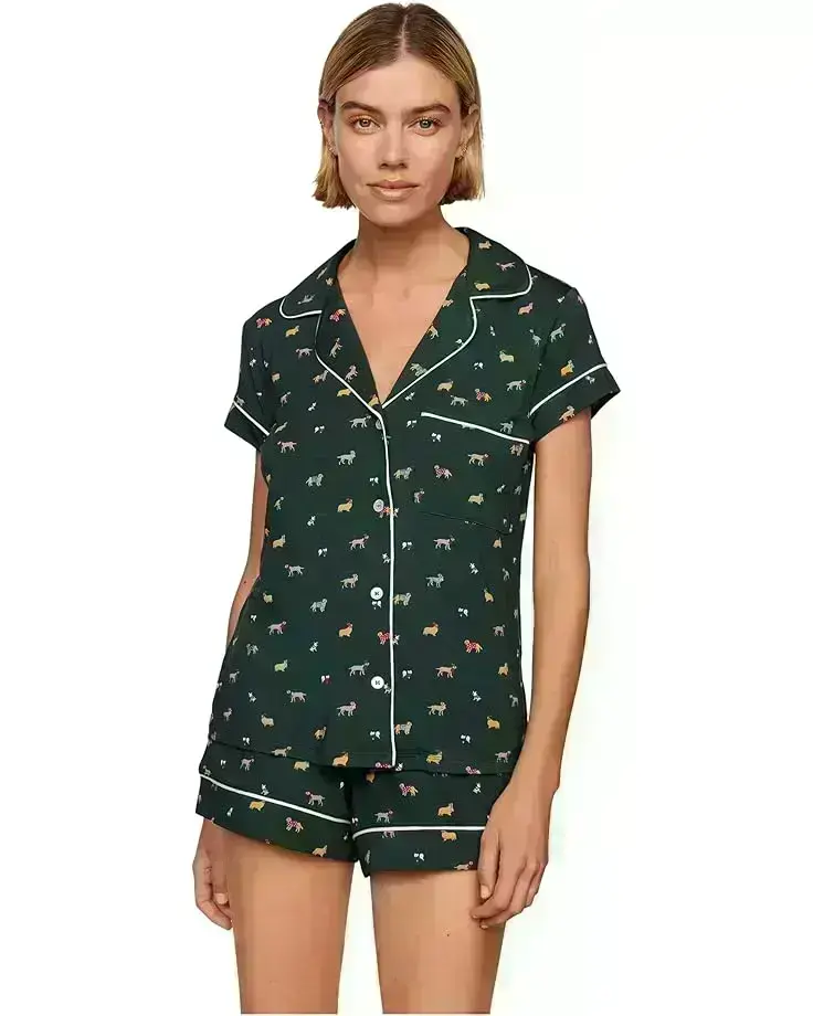 Women's Eberjey Gisele Printed Shortie Pj Set