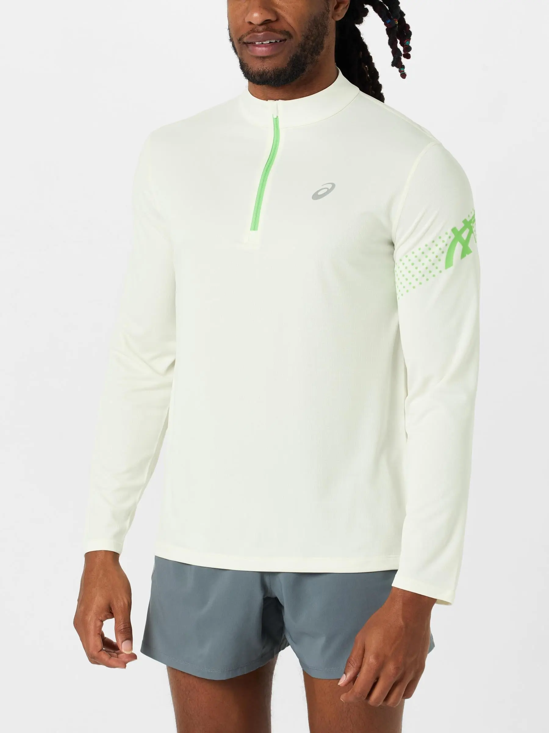 ASICS Men's Icon Long Sleeve Half Zip