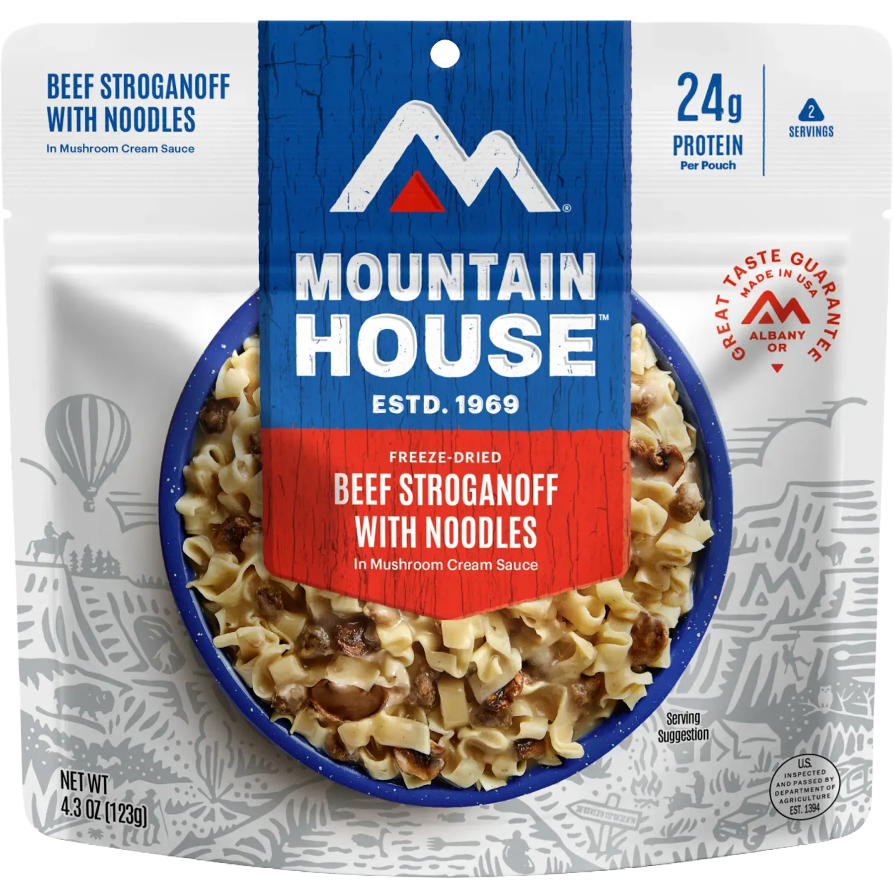 Beef Stroganoff with Noodles (2 Servings)