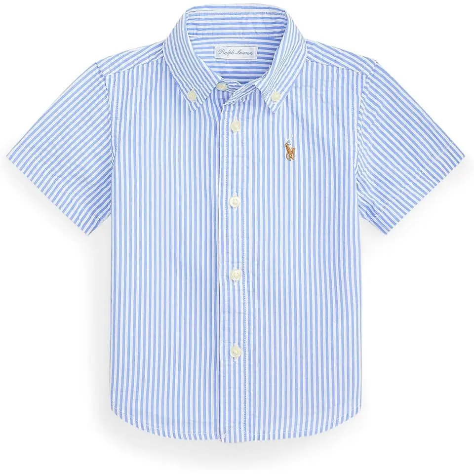 Striped Cotton Seersucker Shirt (Infant)