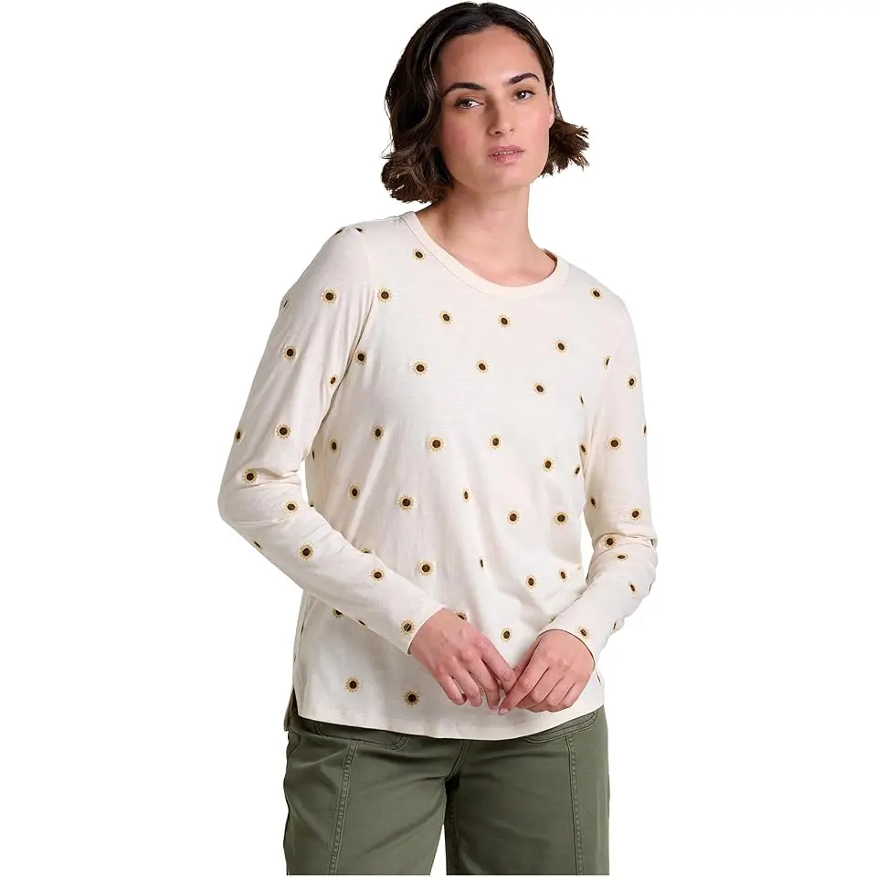 Primo Long Sleeve Crew Embroidered