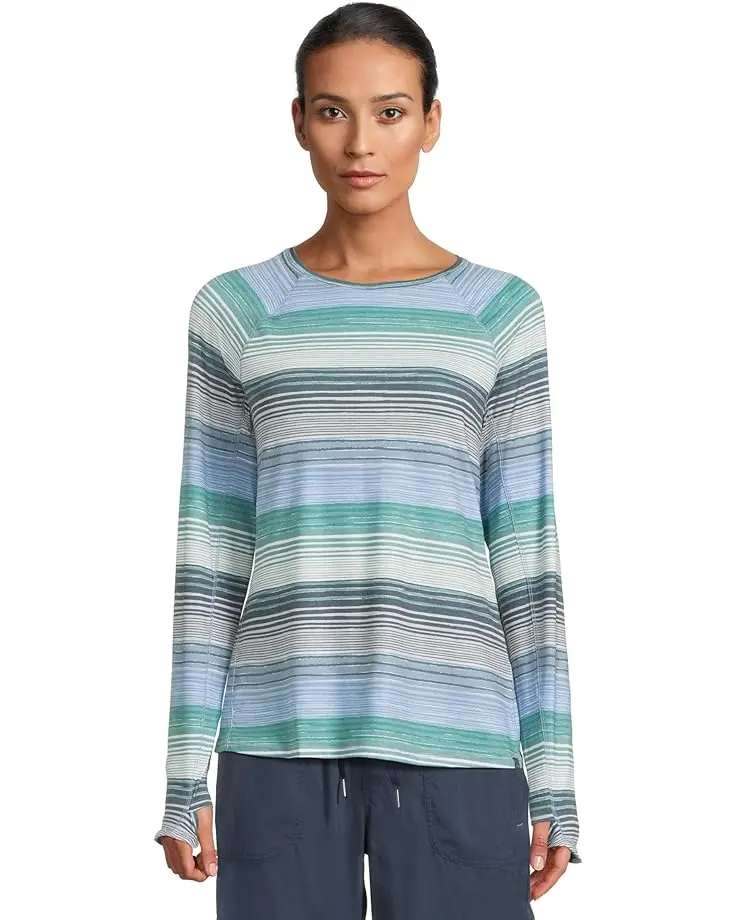 Everyday SunSmart® Crew Neck Long-Sleeve Stripe Tee