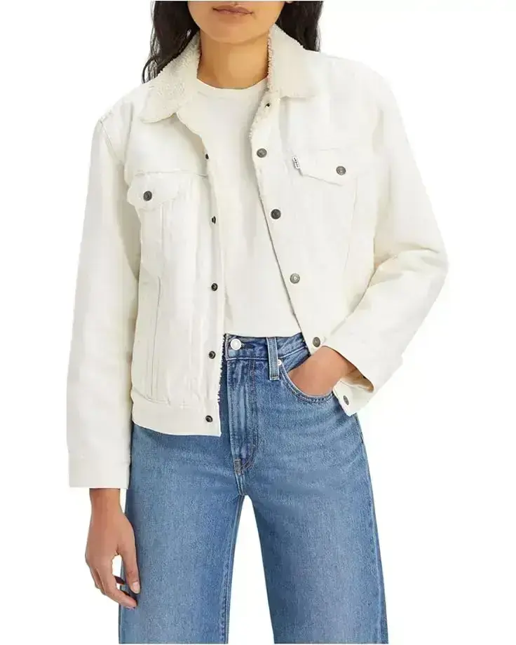 Women's Levi's® Womens Ex-Boyfriend Sherpa Trucker
