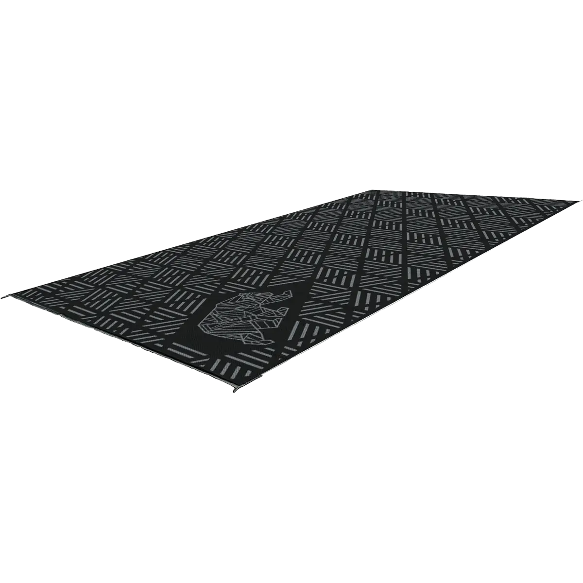Striped Peaks Outdoor Mat - 18x9