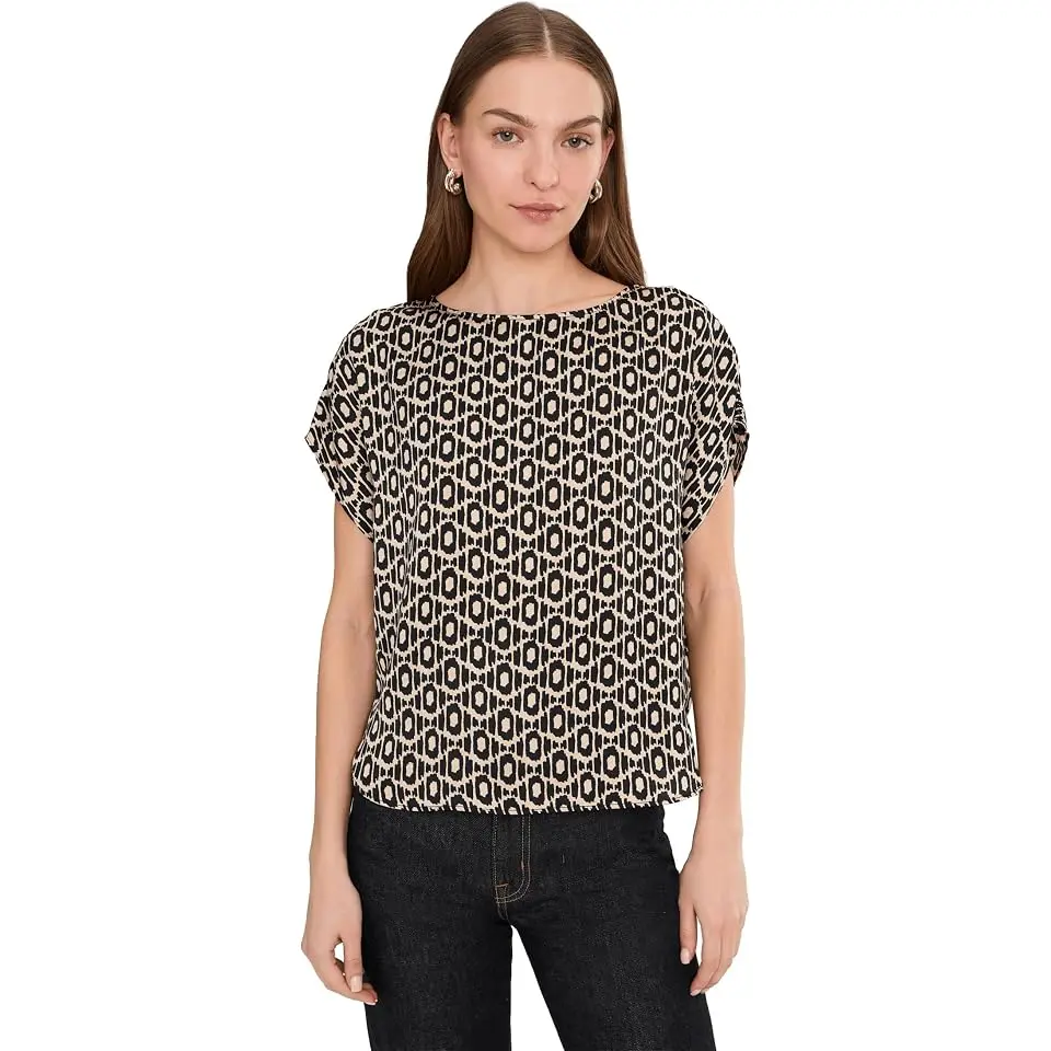 Lacy Diamonds Day Gloss Woven Tee