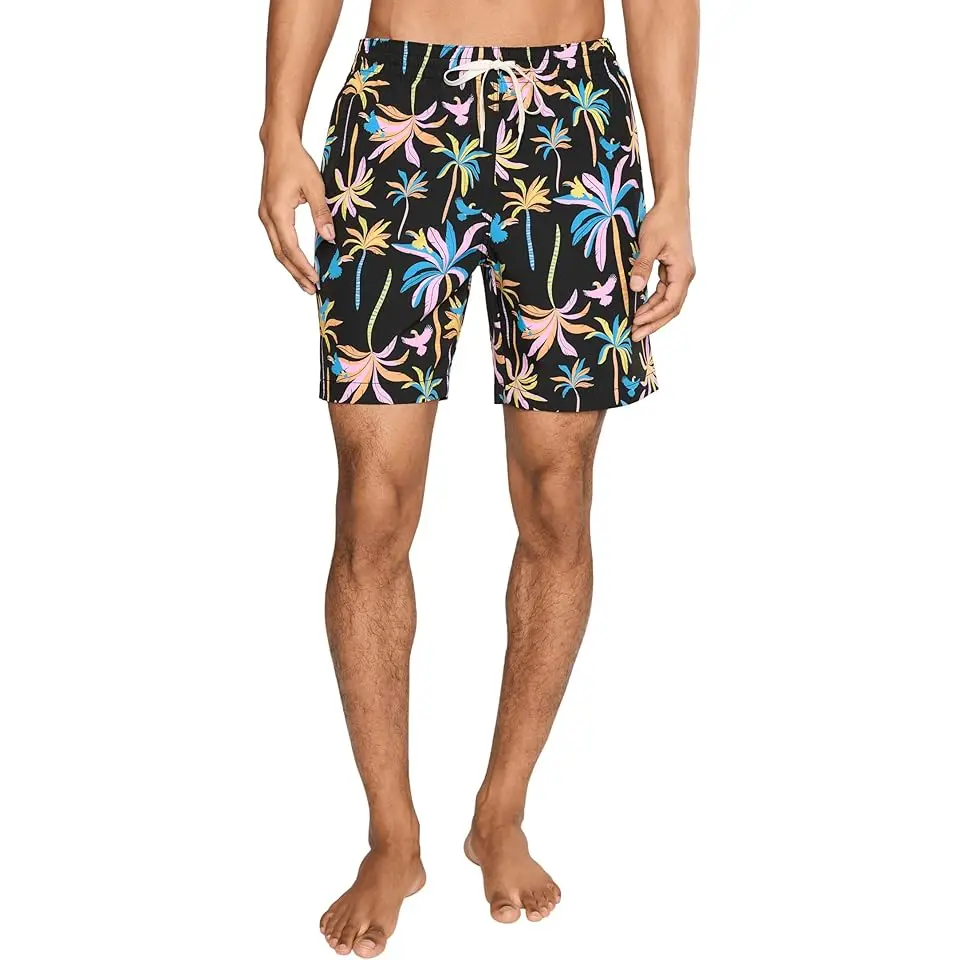 The Black Light Nights 7" (Classic Lined Swim Trunks)
