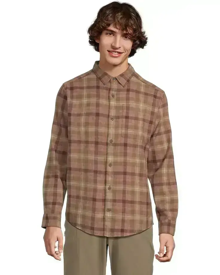 Men's Royal Robbins Lieback Organic Cotton Flannel Long Sleeve