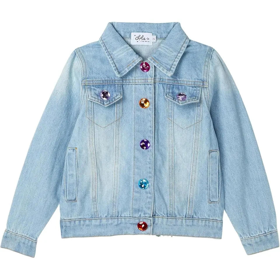 Crystal Rain Denim Jacket (Toddler/Little Kid/Big Kid)