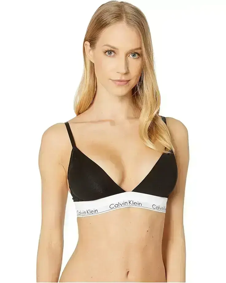 Women's Calvin Klein Underwear Modern Cotton Lightly Lined Triangle Bra