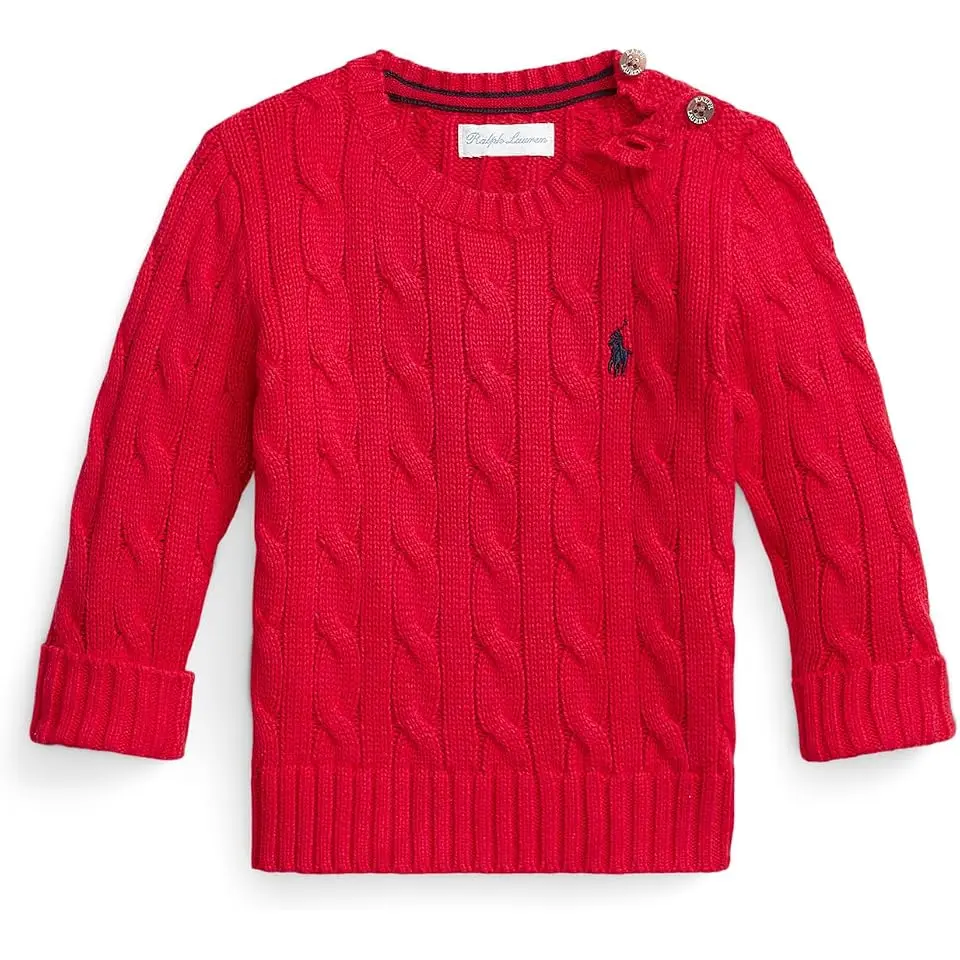 Cable-Knit Cotton Sweater (Infant)