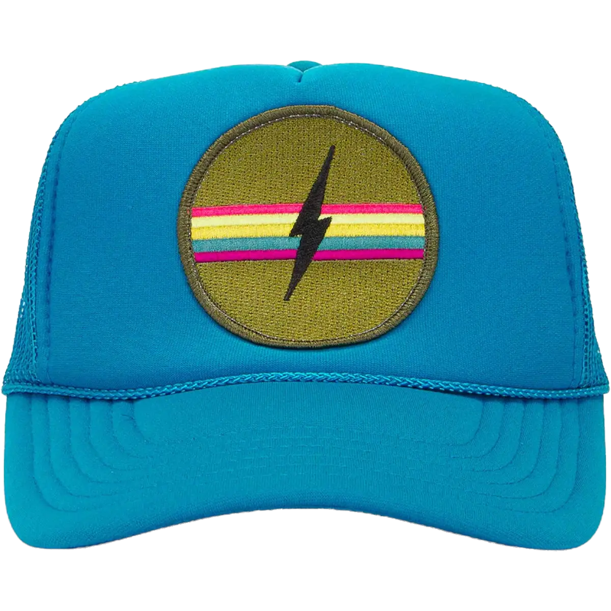 Electric Rainbow Trucker Hat