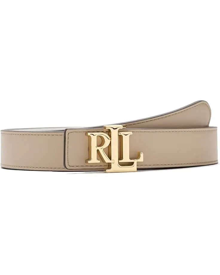 Women's Lauren Ralph Lauren Logo Reversible Leather Belt