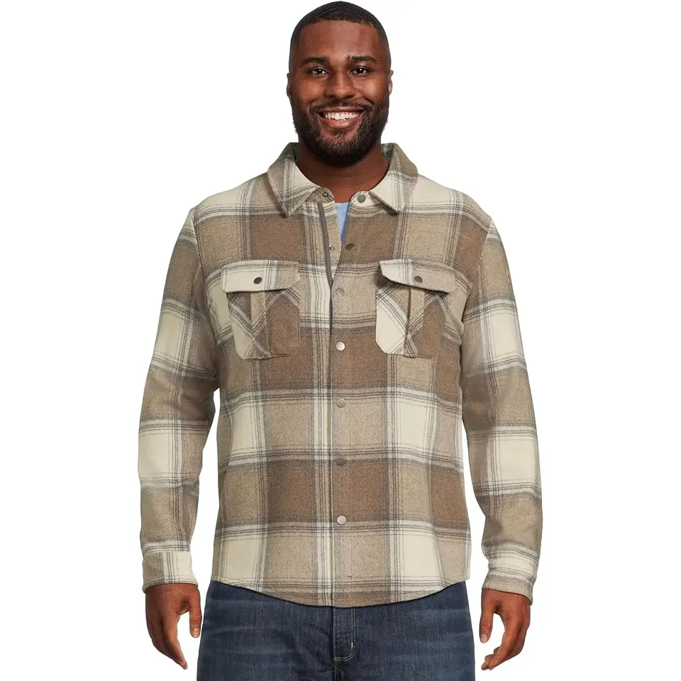 Anchor Line Shirt Jacket