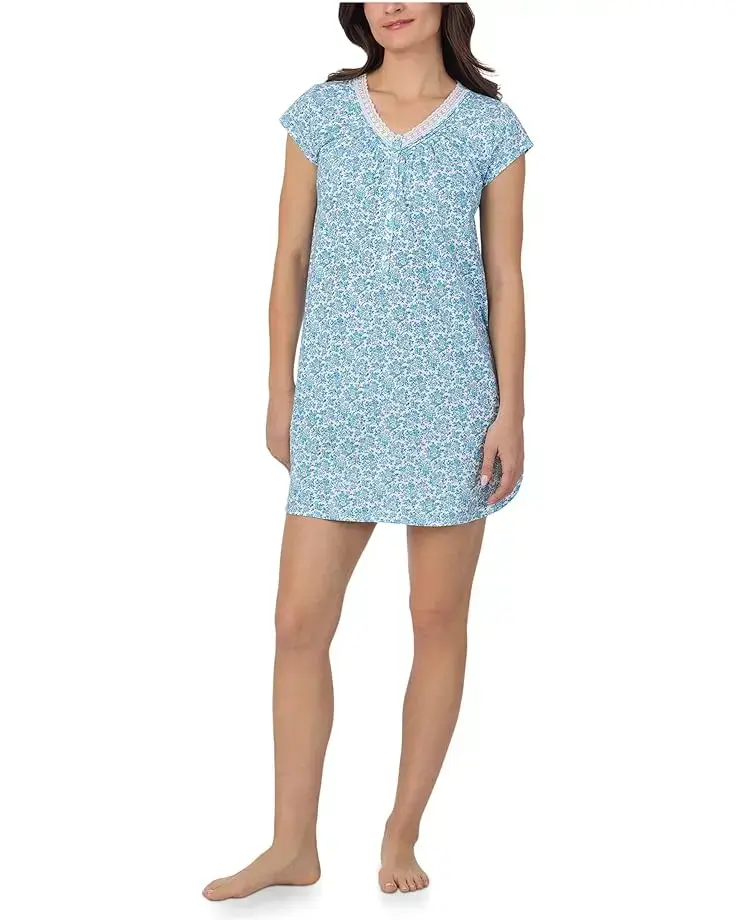 Women's Eileen West Short Sleeveless Sleepshirt