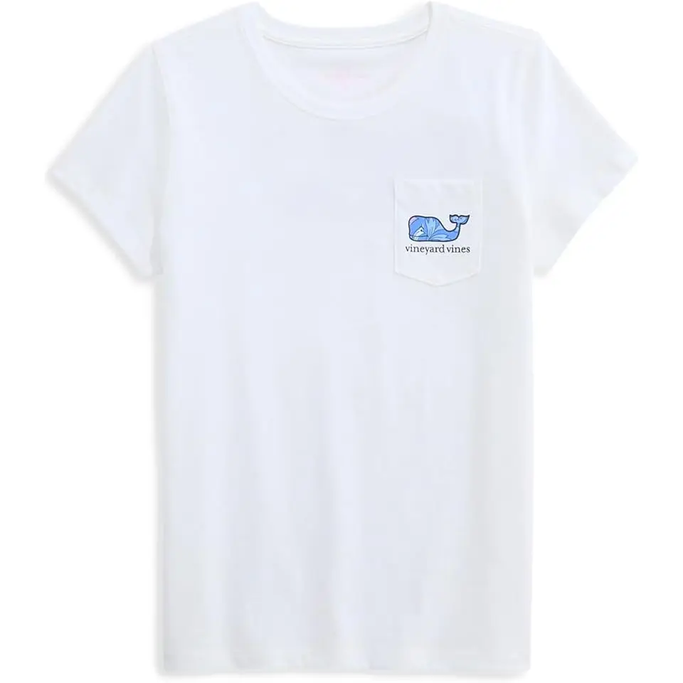 Whale Fill Short Sleeve Pocket Tee (Toddler/Little Kids/Big Kids)
