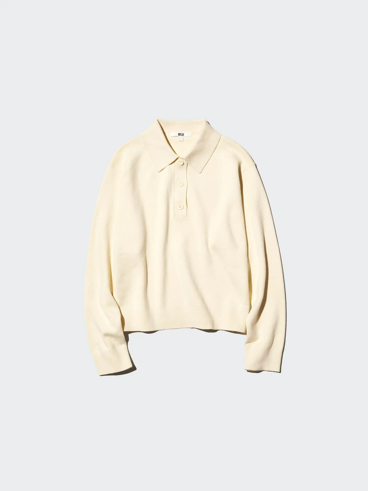 Women's Smooth Cotton Polo Sweater