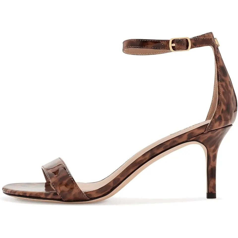 Allie Mid-heel Tortoiseshell Sandals