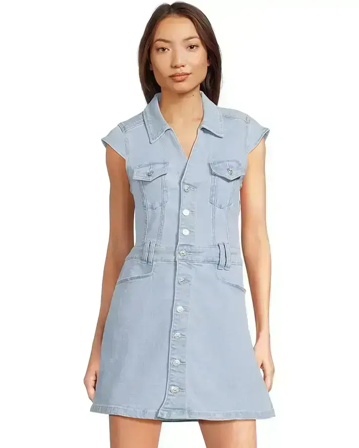 Women's Paige Jaxsyn Denim Dress Jolene Pocket in Talya