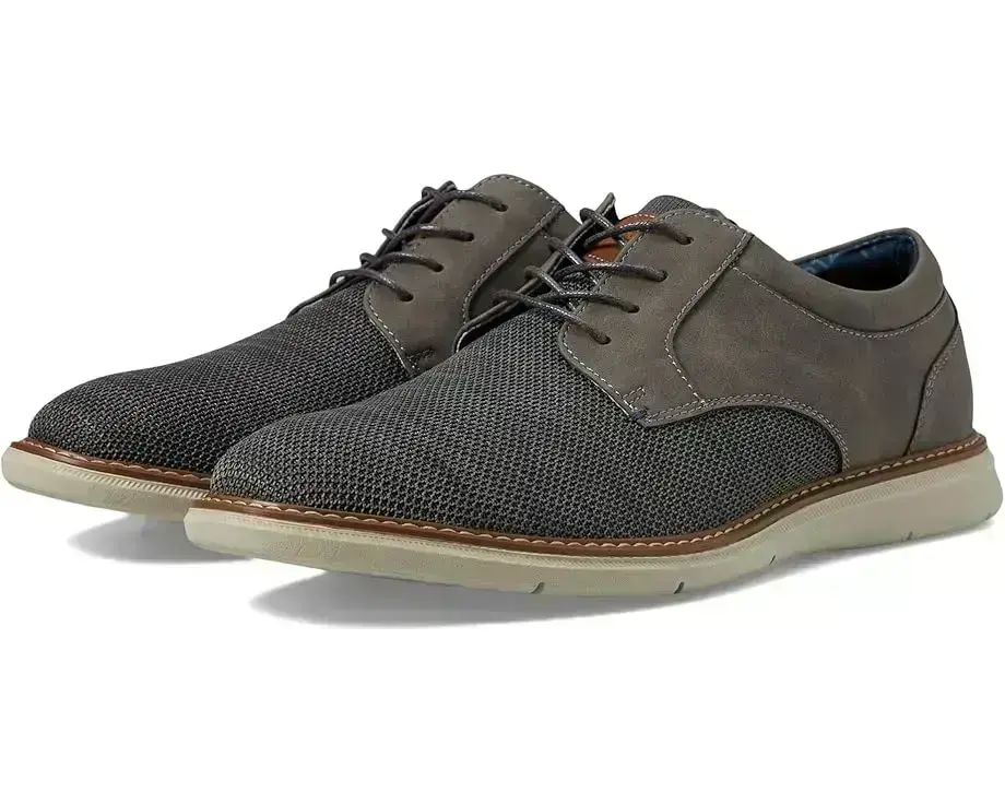 Chase Knit Plain Toe Oxford Lightweight Breathable Versatile Lace Up