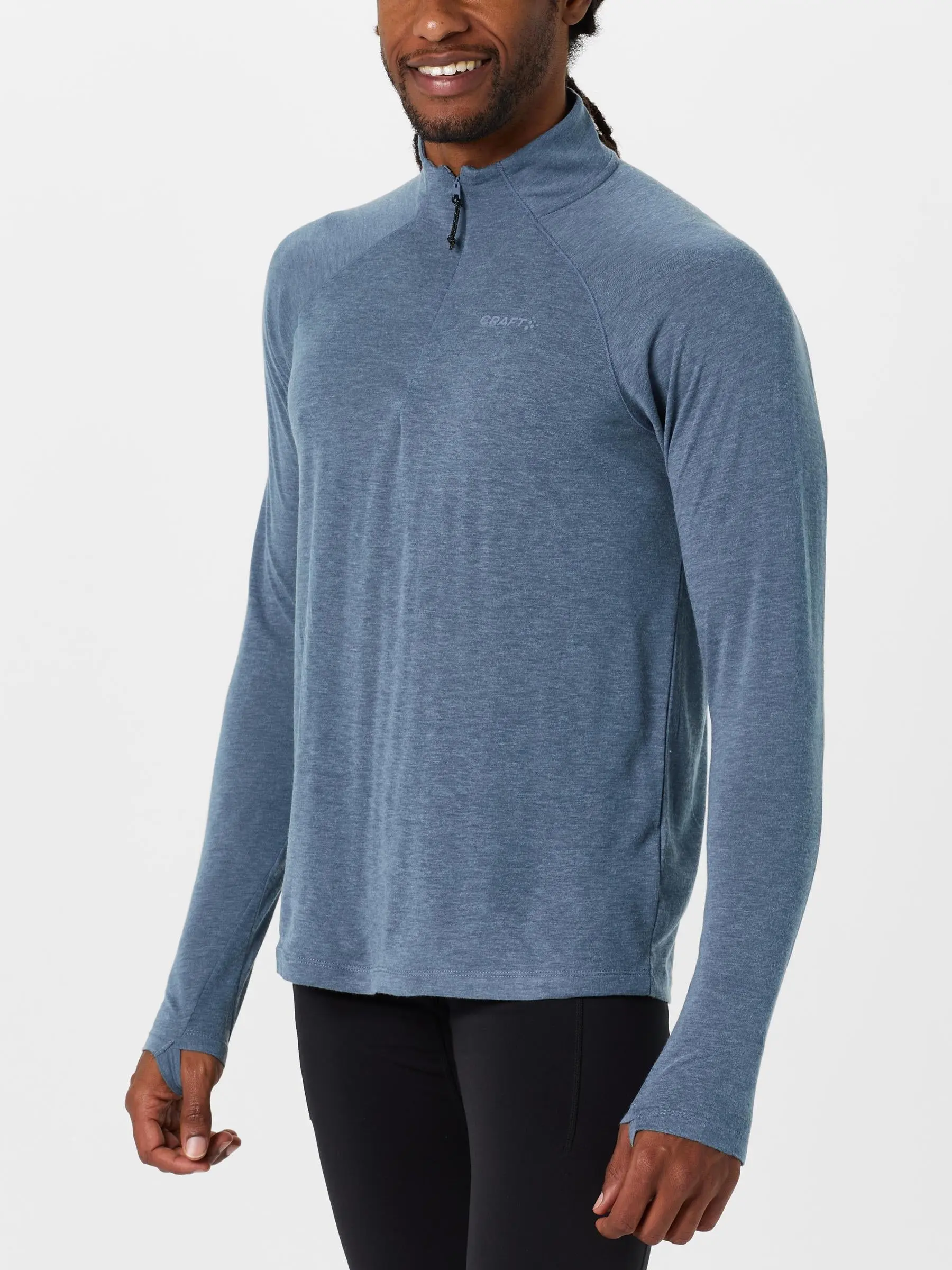 Craft Men's Advance Subz Wool Long Sleeve Half Zip 3