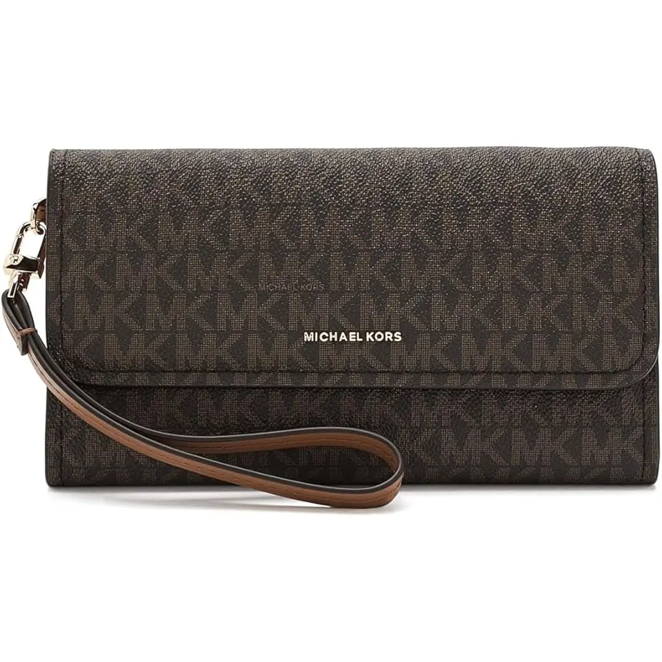 Jet Set Medium Flap Double Zip Wristlet