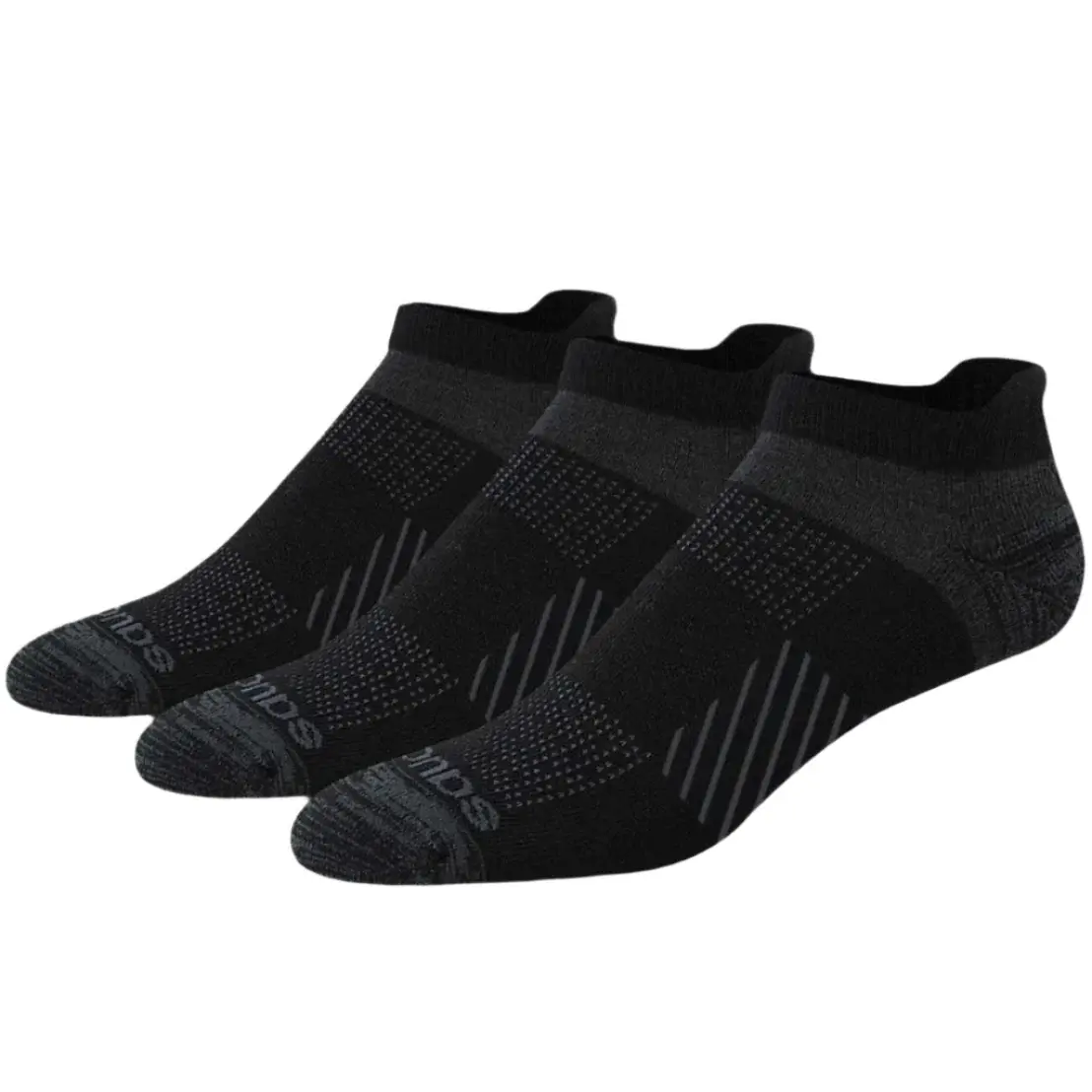 Inferno Cushion No Show Tab Sock 3-Pack