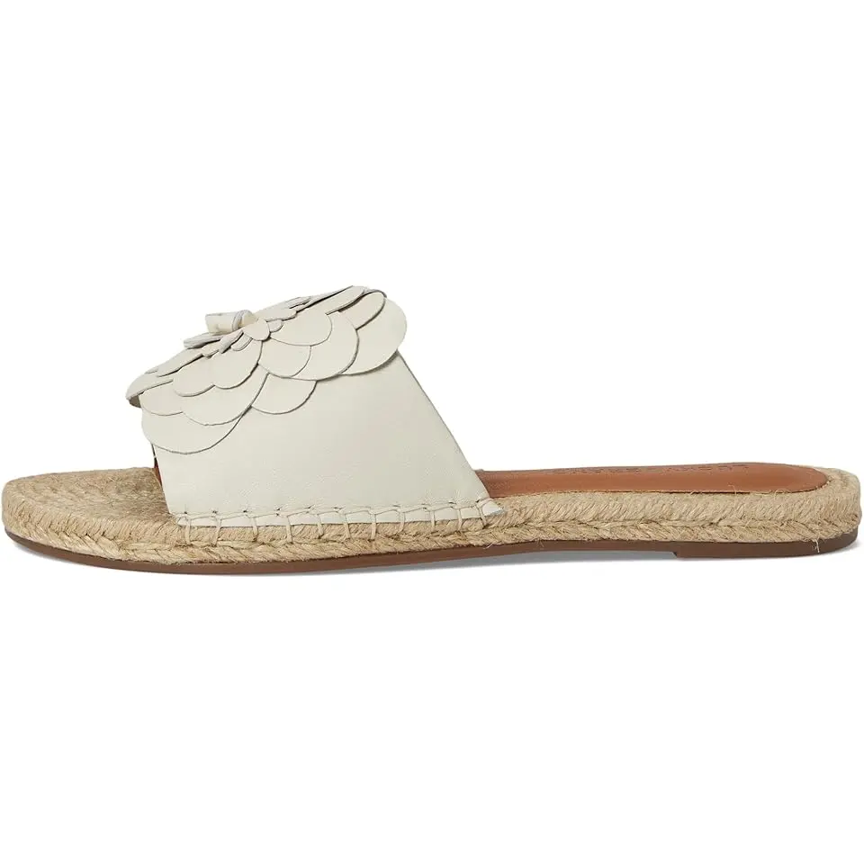 Biricha Floral Flat Sandals