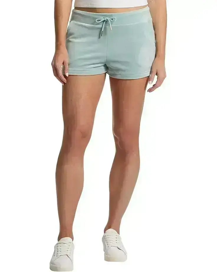 Women's Juicy Couture Velour Juicy Shorts With Back Bling