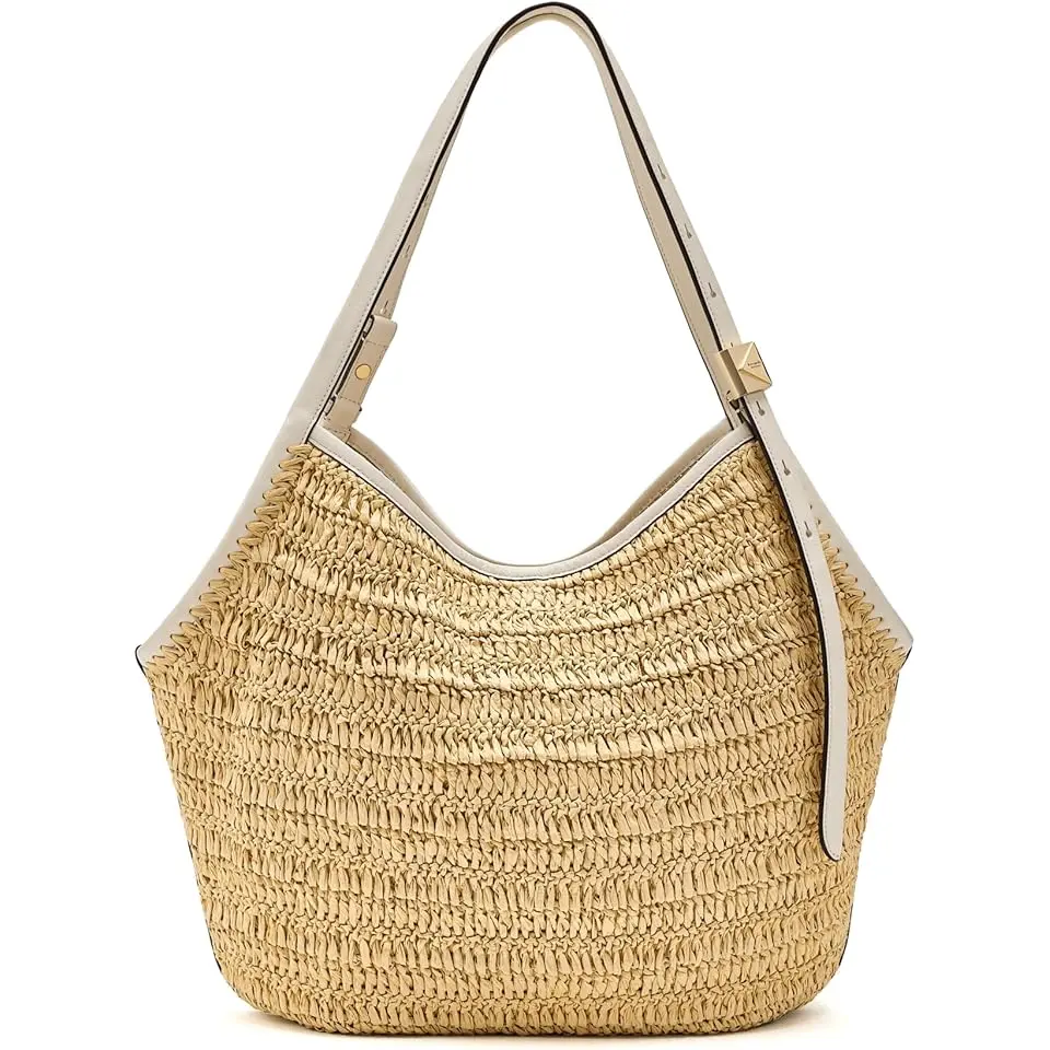 Deco Straw Tulip Tote