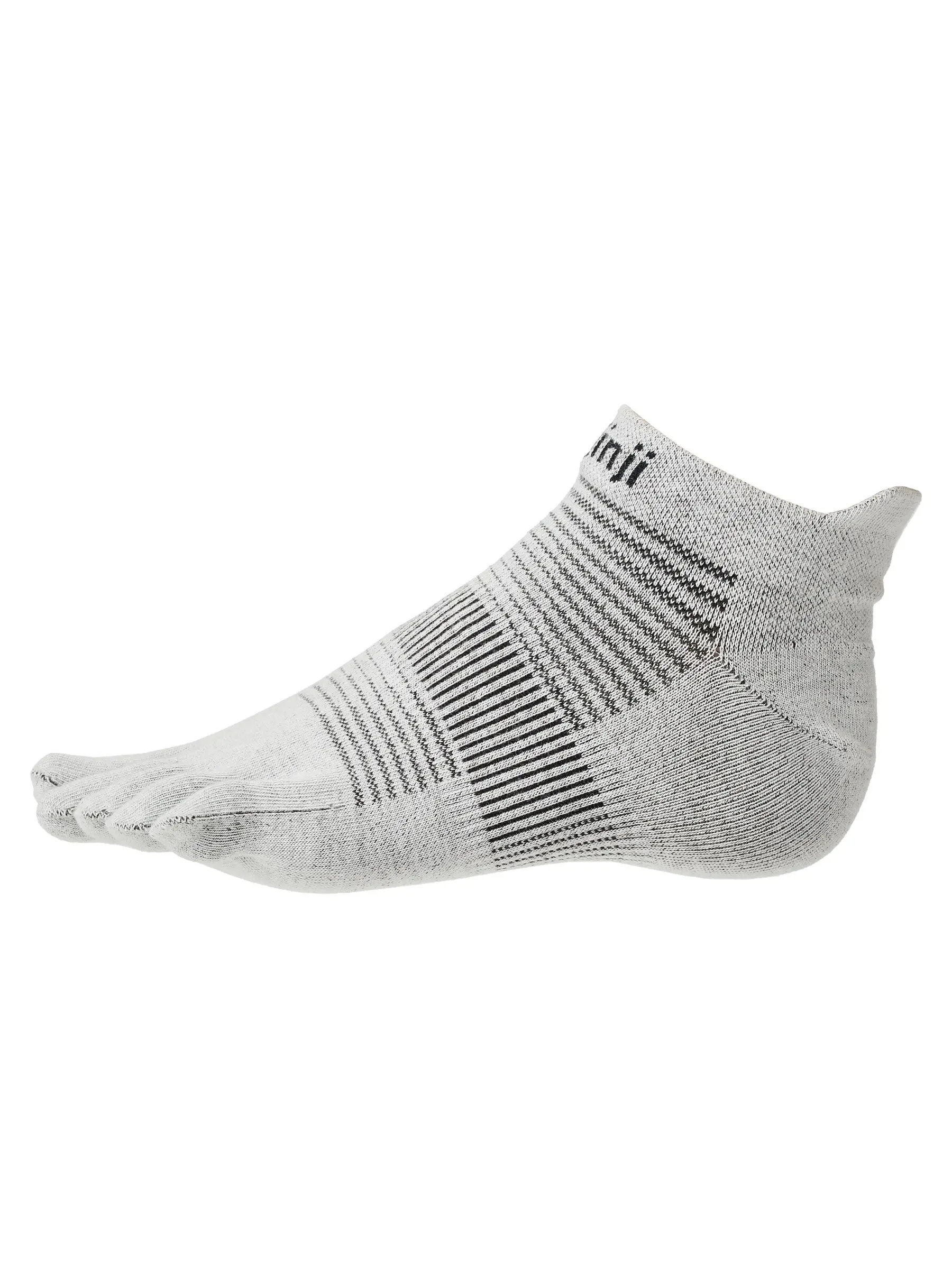 Injinji Run Lightweight No-Show Toesocks Gray