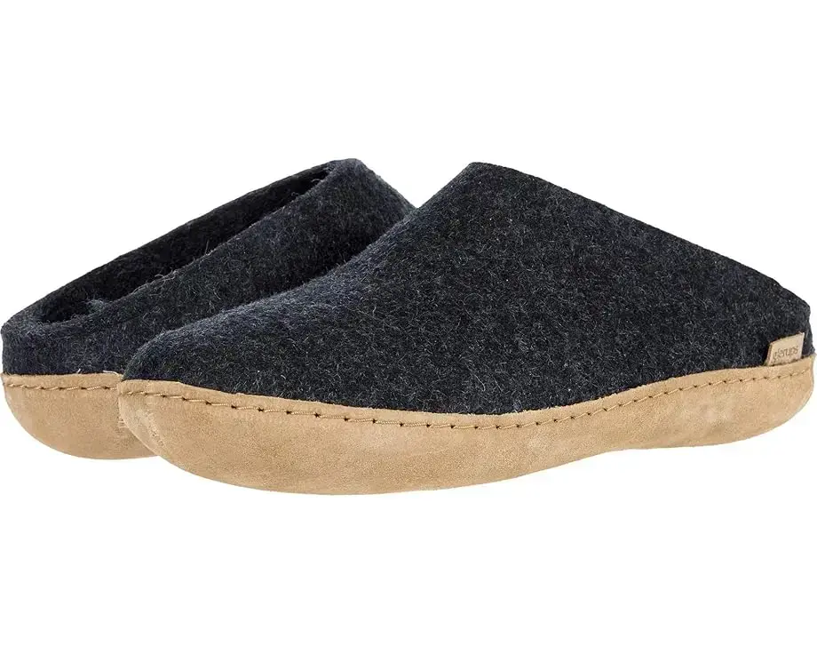 Unisex Glerups Wool Slip-On Leather Outsole