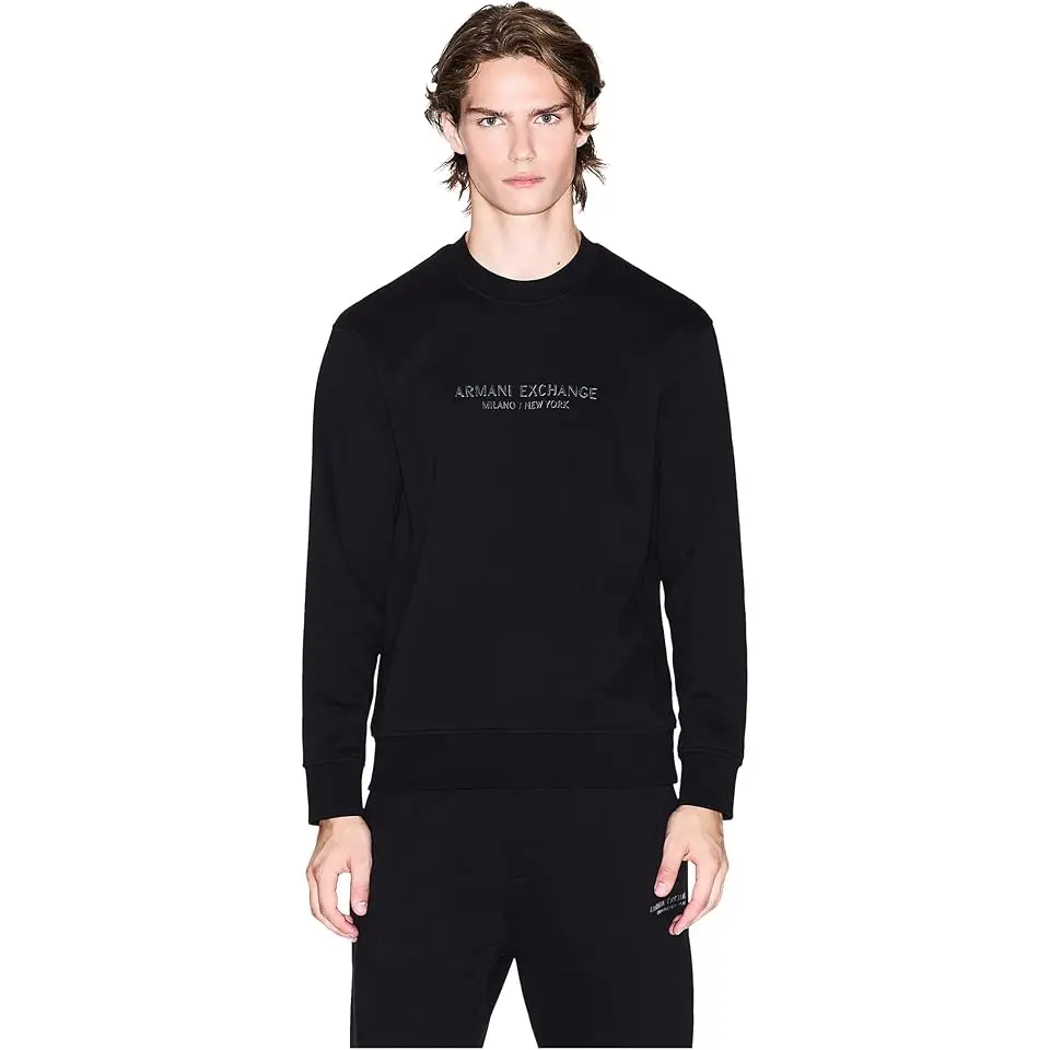 Milano/New York Logo Pullover Sweatshirt
