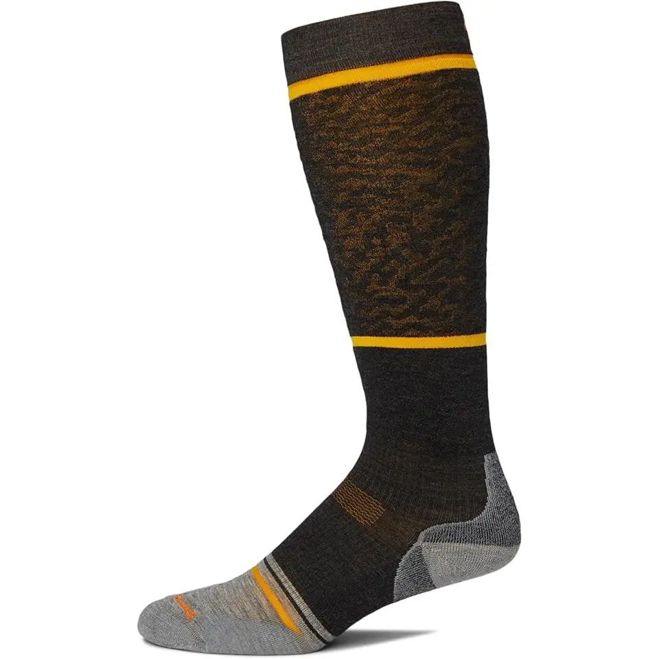 Snowboard Targeted Cushion Retro Line Over The Calf Socks