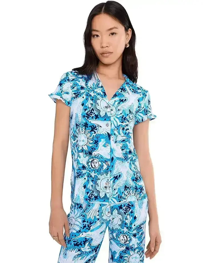 Women's Lilly Pulitzer Valaine Pajama Top